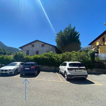 度假居 Cool Flat - Private Parking & Rooftop Terrace 贝拉焦